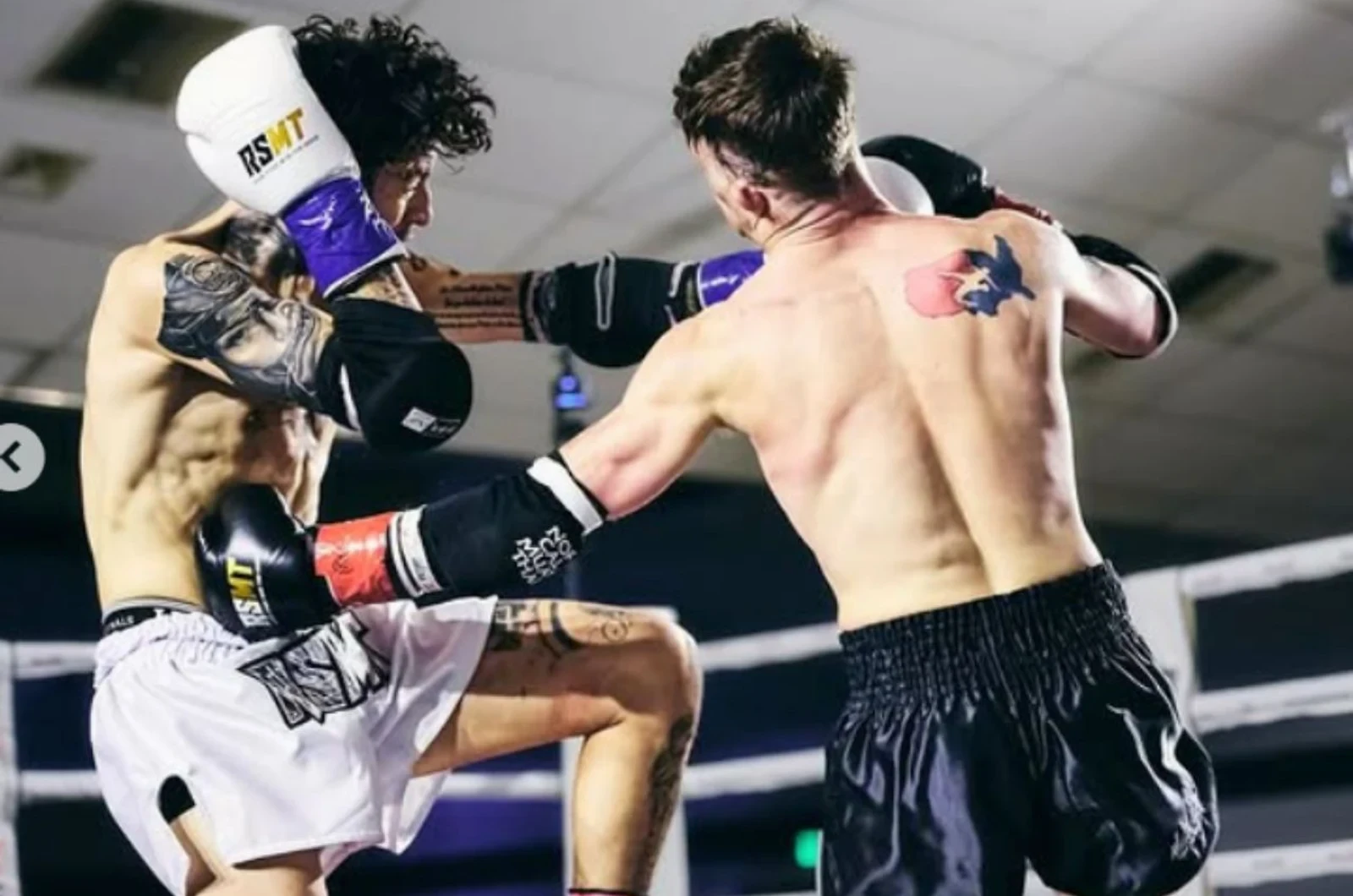 Muay Thai class at Lopburi Muay Thai